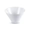Smarty Had A Party 96 oz. White Round Deep Plastic Serving Bowls (24 Bowls), 24PK 6914-CASE - alternate 1